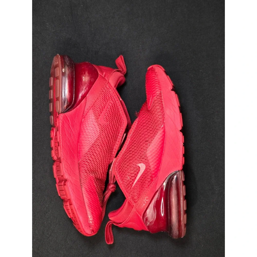 Nike Air Max 270 Kids University Red Sneakers CW6988-600 Kids Size 3Y